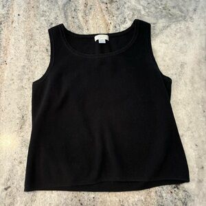 Christopher & Banks Classic Black Tank Top